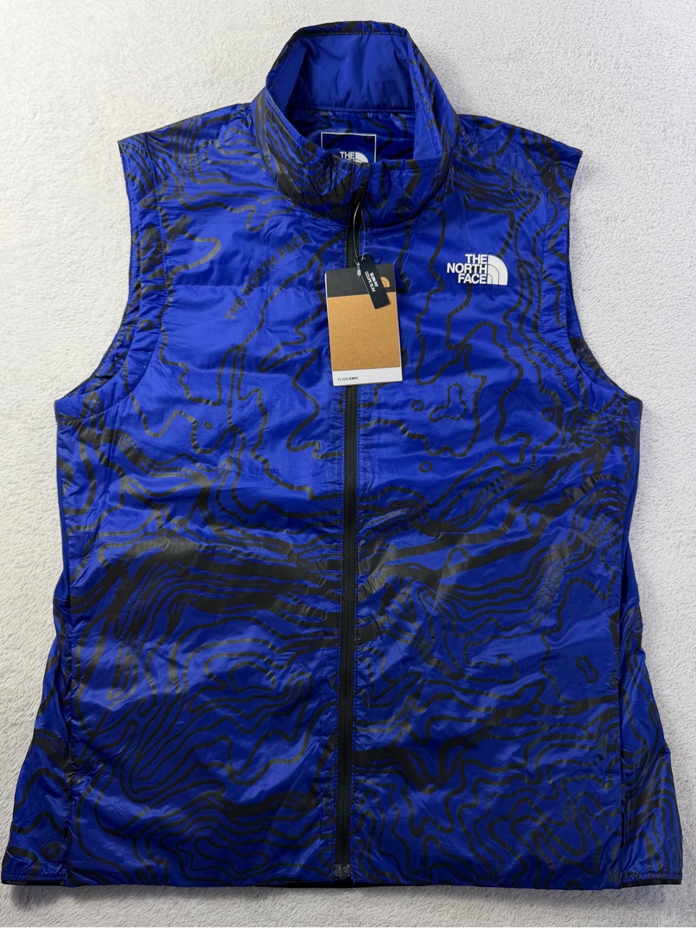 The North Face Winter Warm Insulated Vest M Lapis Blue Yosemite Topo NWT